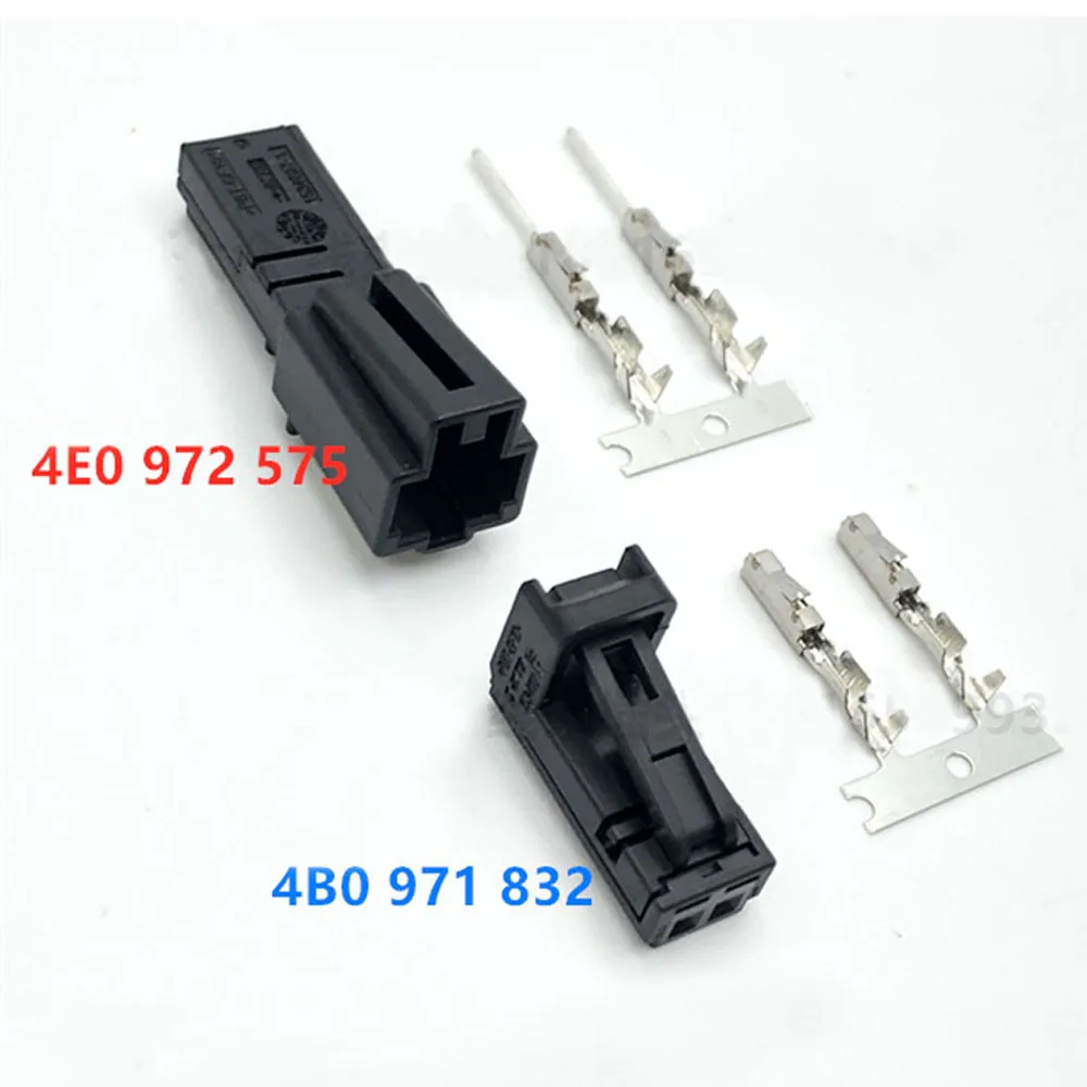 2 Pin 4B0 971 832/4E0 972 575 Auto car mid range speaker plug connector for Tesla,Audi etc.