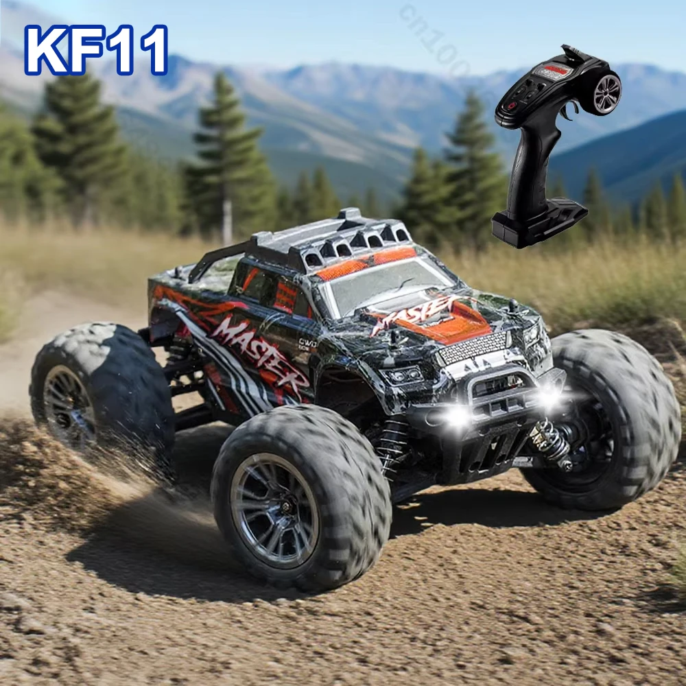 

KF11 4WD RC Car 1/16 Racing Drift Off Road Remote Control Car 2.4G High Speed with LED Light Truck Vehicle Christmas Gifts