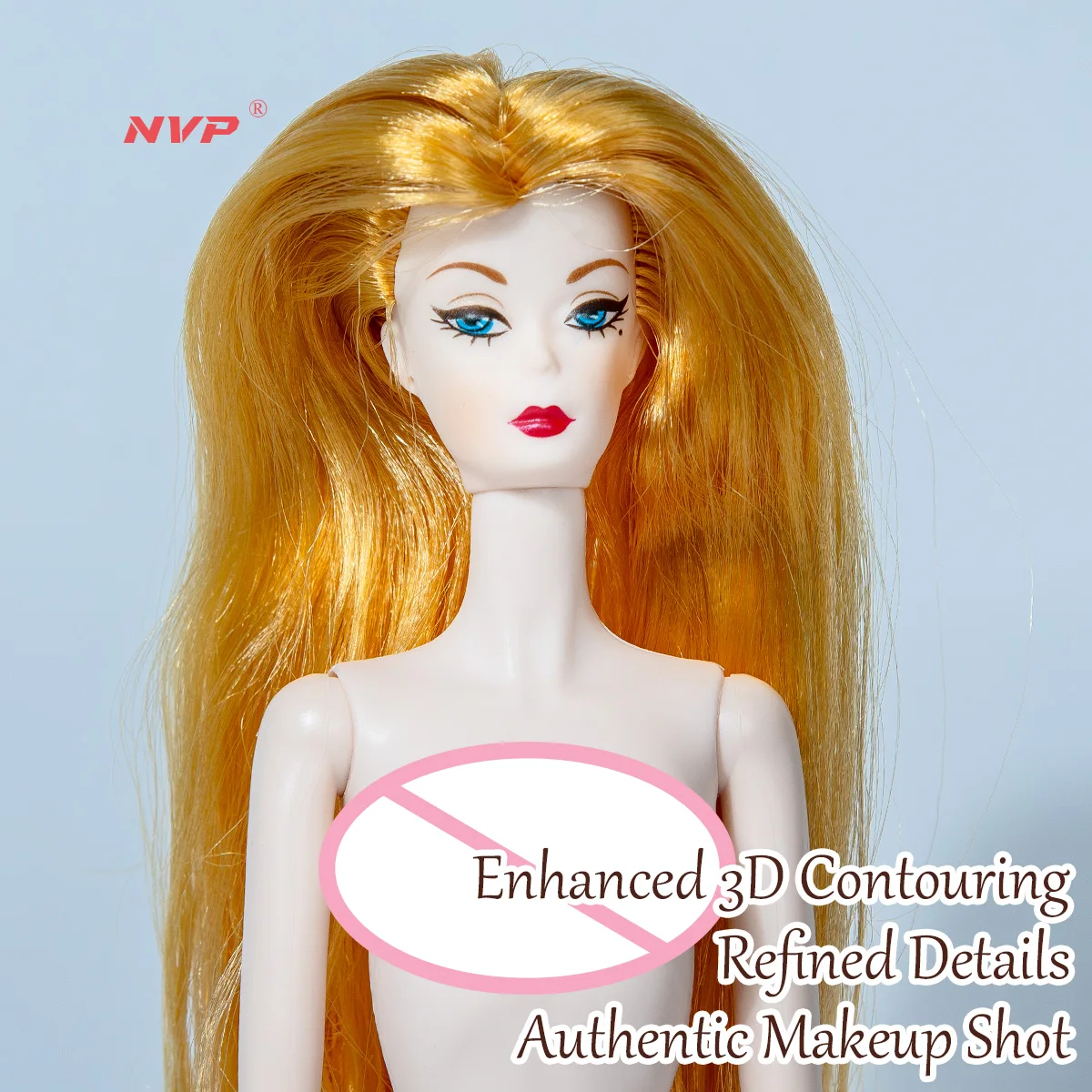 32cm Realistic Collectible Doll - 12-Jointed, Lifelike Makeup, Trendy Design - BJD/MJD Gift (No Clothing)