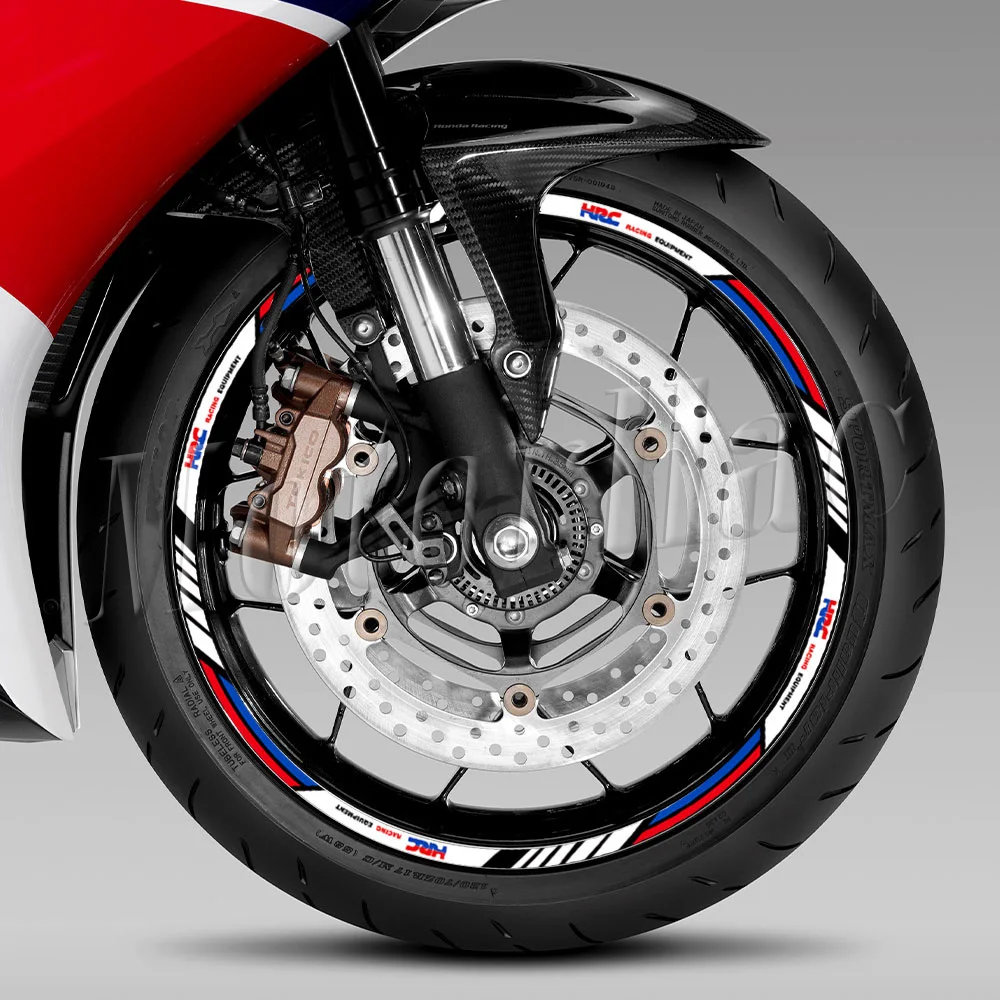 Motorrad-Radaufkleber Streifen Felgen-Naben-HRC-Aufkleber Zubehör für CBR 1100 CBR1000RR 600RR 125 650 500R 300R 250R – Detail 4