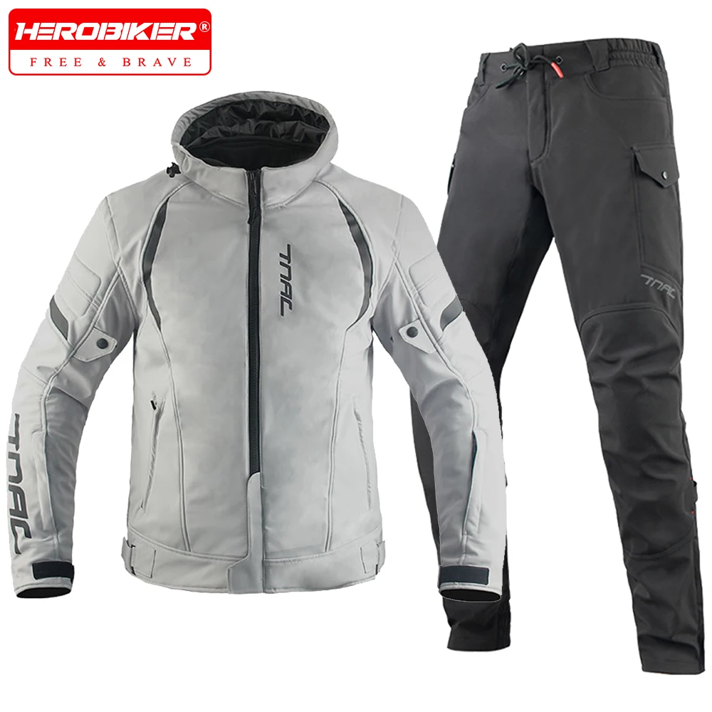 

Motorcycle Jacket Men Waterfroof Motorbike Coats Windproof Motorcyclist Jackets Reflective Motocross Riding Winter Clothes M-4XL