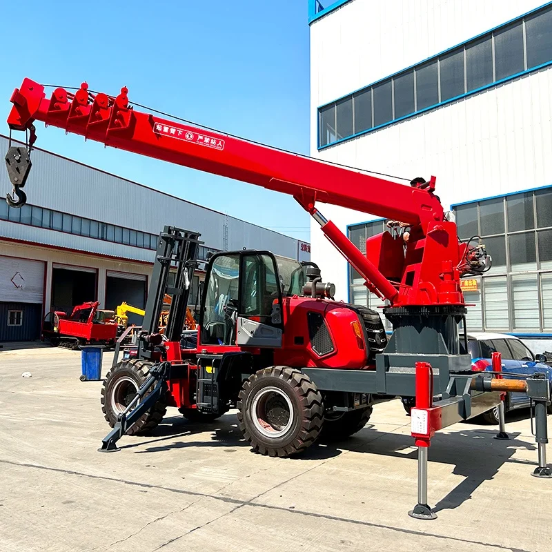 Grue montée sur chariot élévateur FOB : performance de levage stable, entretien simple, largement utilisée dans les entrepôts et les usines pour le transfert de matériaux lourds.