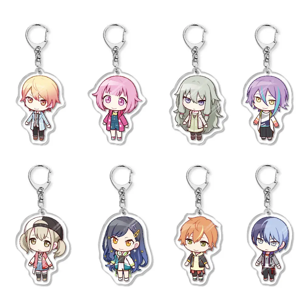 Project SEKAI PJSK Leo Len Luka Q Figure Acrylic Keychain Acrylic Stand Desktop Ornament Collectible Gift For Rhythm Game Fans