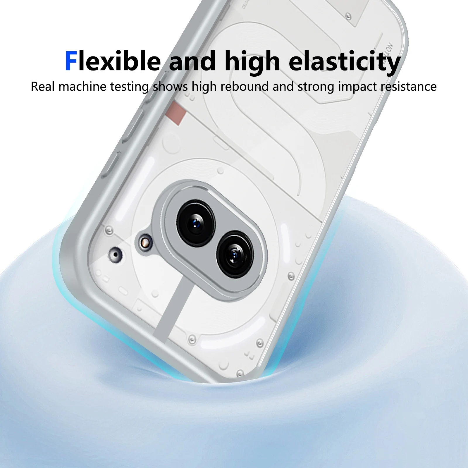 لا شيء الهاتف 2A زائد A142P حالة وسادة هوائية للصدمات السيليكون الوفير واضح ماتي الغطاء الخلفي غطاء واقٍ مزخرف لهاتف آيفون ل لا شيء Phone2A A142 #5