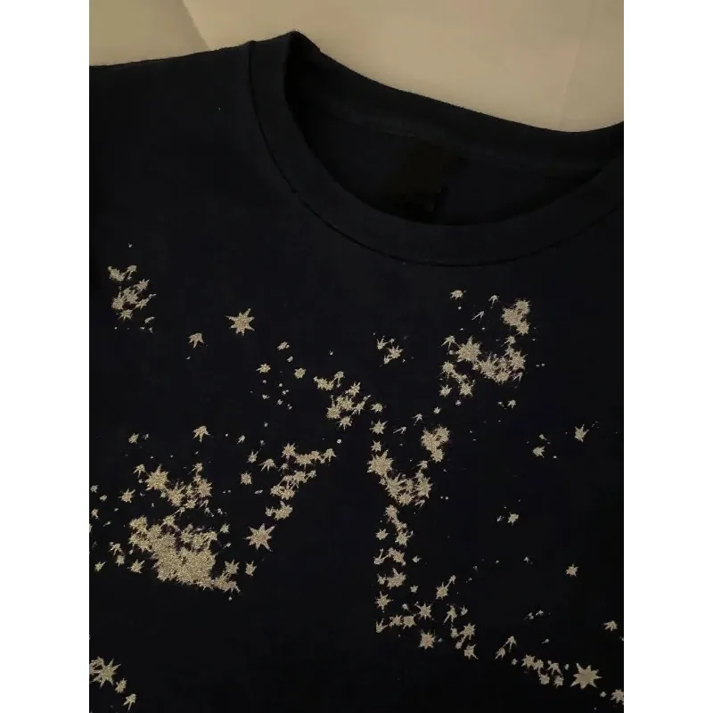 Camisetas punk vintage roupas femininas 90s americano retro manga curta magro preto camisetas estéticas y2k topo de colheita verão 2025 novo