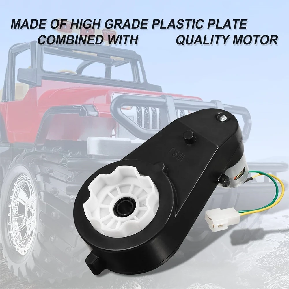 

MACH-Replacement Parts 2Pcs 24V For Kids Ride On Car, 24V 45000RPM Gears Box For Kids Electric Ride On Car RS555