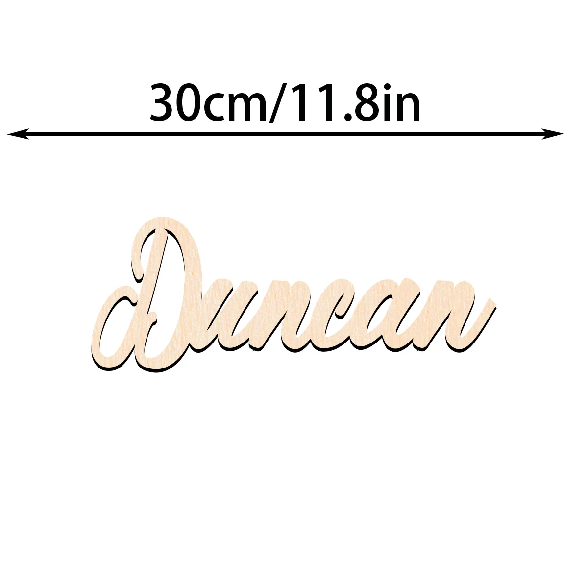 1 pc darren example Customized Text Wooden Sign Traditional Style Tabletop Decorative Plaque for Bedroom