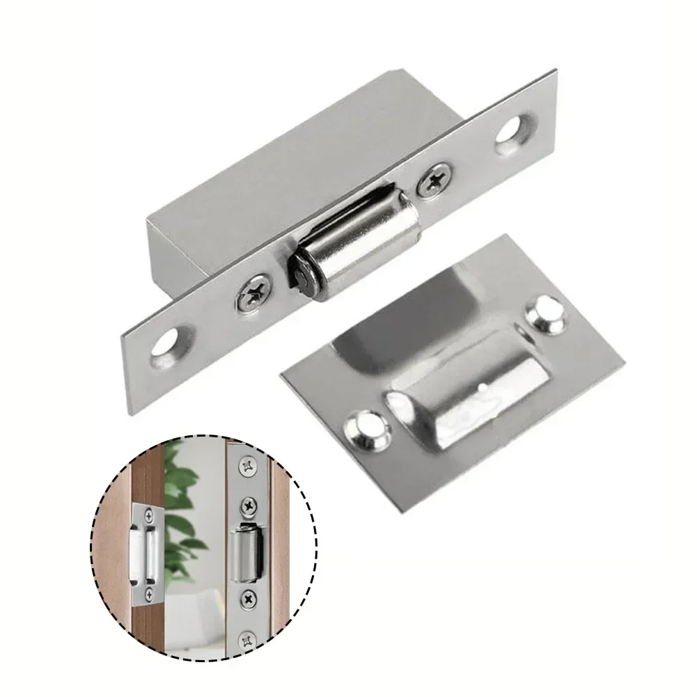 Roller Catch Door Lock Accessories Easy Installation Heavy Duty Invisible KTV Positioning Bead Study Long Lasting