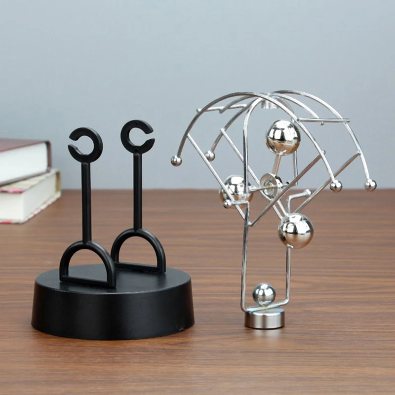 Parachute Sector Perpetual Motion Desk Decor Newton Pendulum Balls Chaos Swing Ornament Child Physics Scientific Education Toys