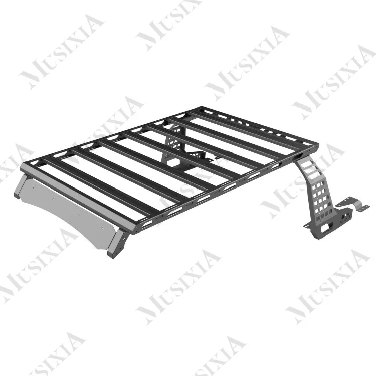 Soft Top Roof Rack For Ford Bronco18-24 Aluminum Steel Roof Platform Kit Off-road Exterior Accessories MusixiA Side Window Armor
