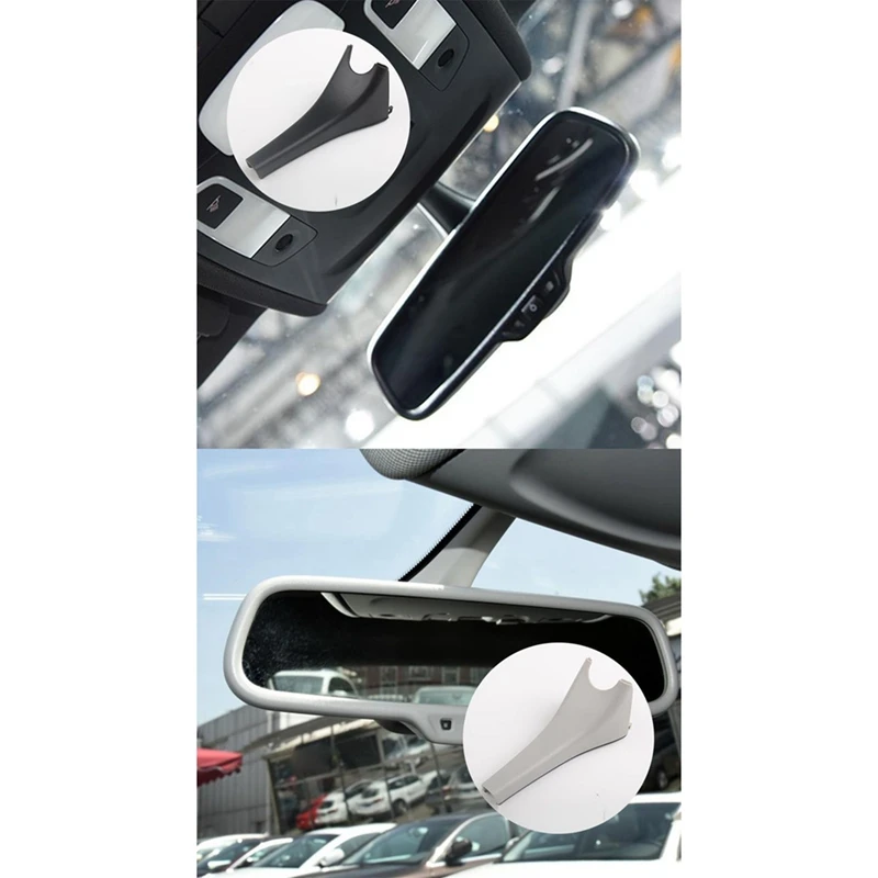 1 Pcs Rear View Mirror Trim Cover For A6 C7 A3 8T0857593 8T0857593AB Interior Accessories - Image 4