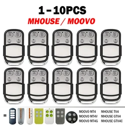 New MHOUSE GTX4 TX3 TX4 GTX4C MOOVO MT4 MT4V MT4G Garage Door Remote Control 433.92MHz Rolling Code Electric Gate Transmitter