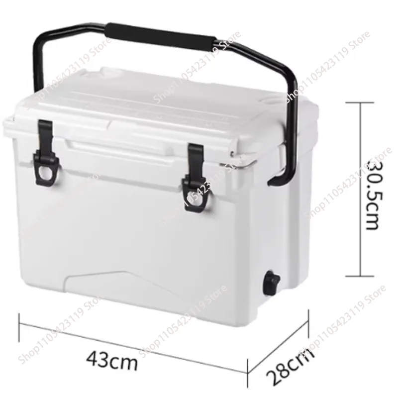 55QT refrigerated container with wheeled freezer suitable for outdoor adventure camping beaches