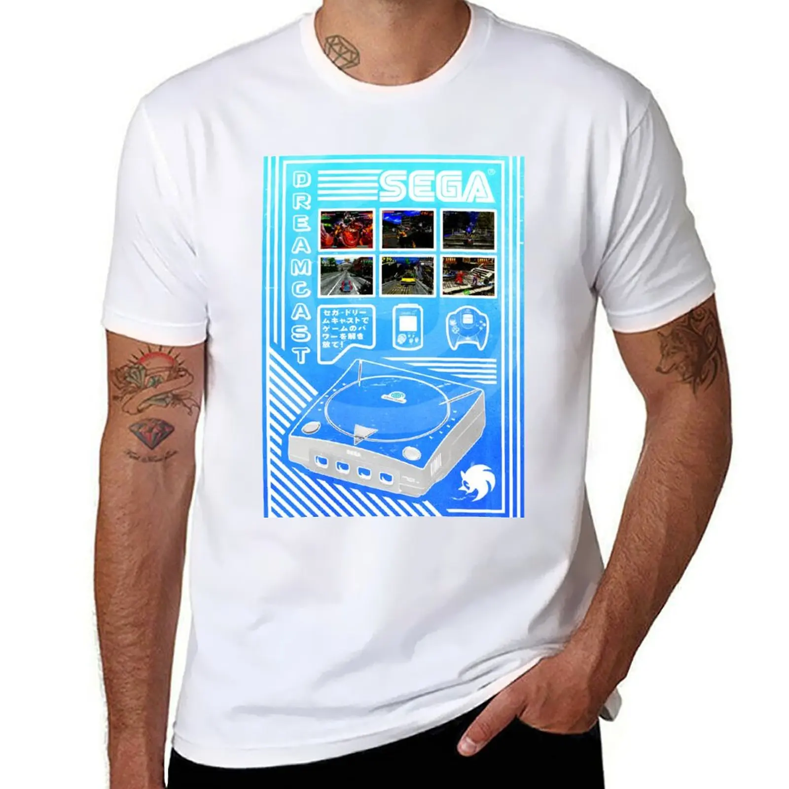

T-Shirt luxury mens Vector Sega shirts graphic Dreamcast man Design shirt t t