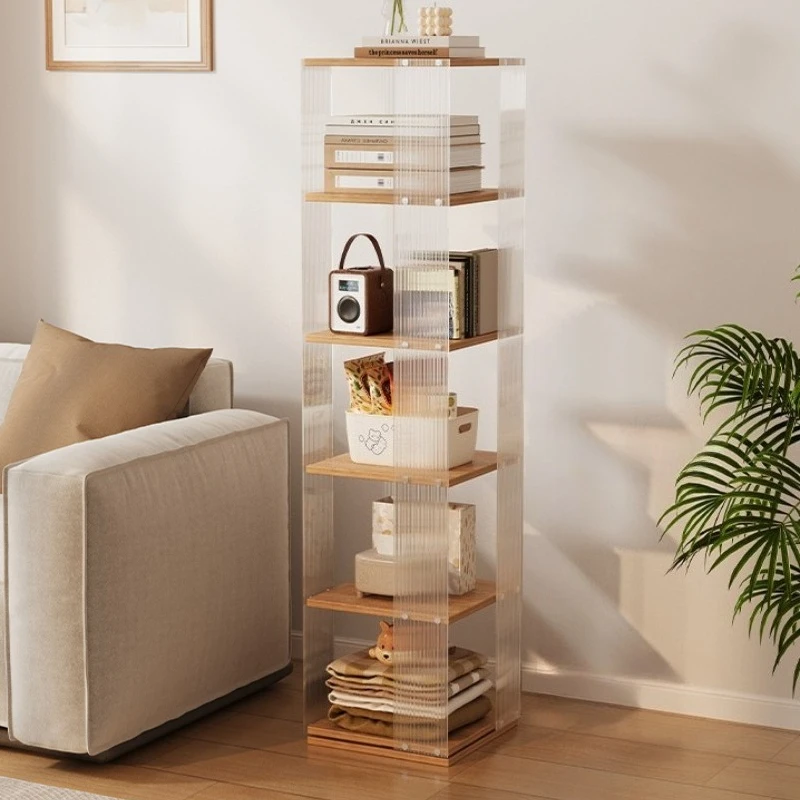 

modern simple Bookshelf small apartment bedroom living room home bookshelf storage etagère rangement Interior furniture