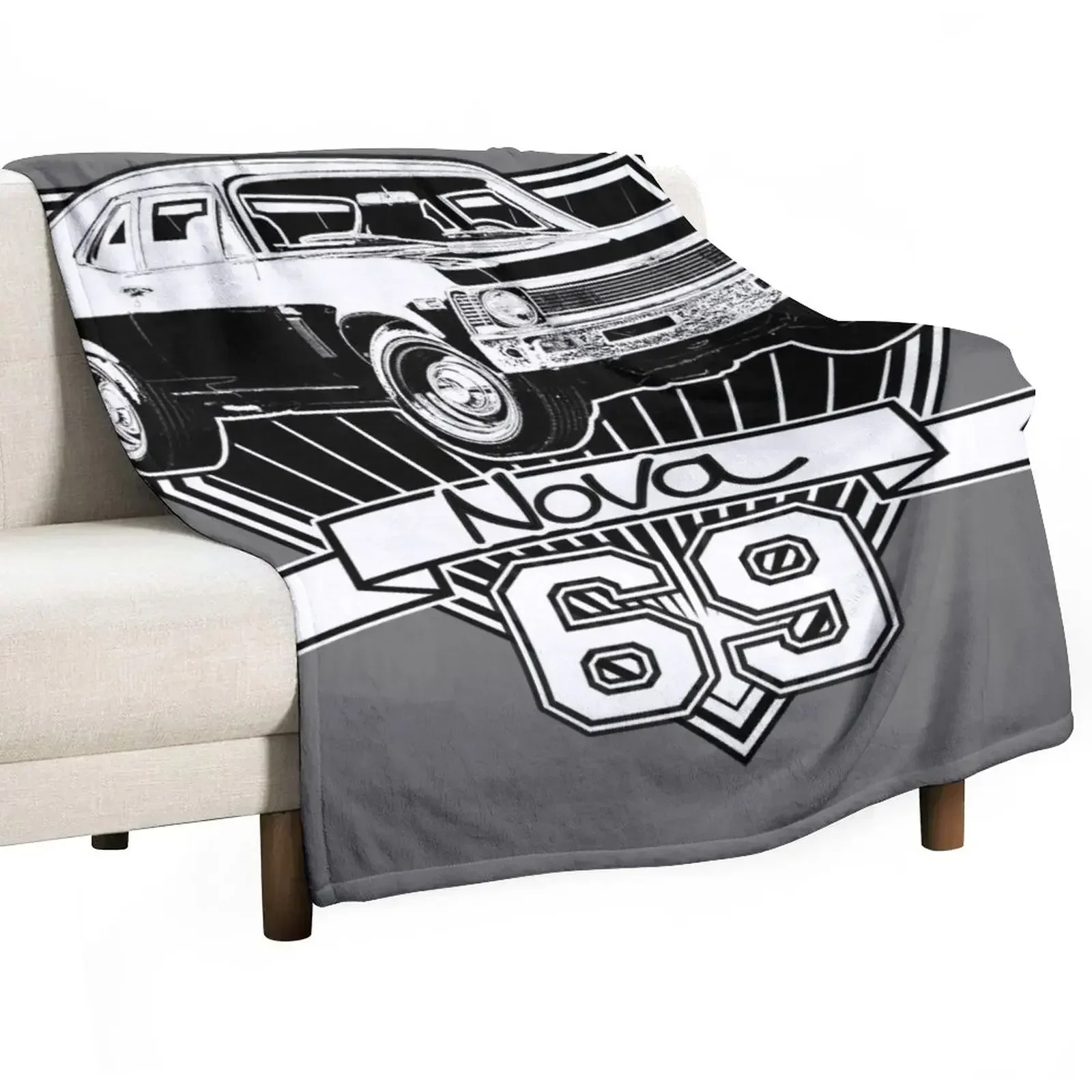 

1969 Nova Throw Blanket decorative blankets ands Sleeping Bag Flannel Fabric Blankets