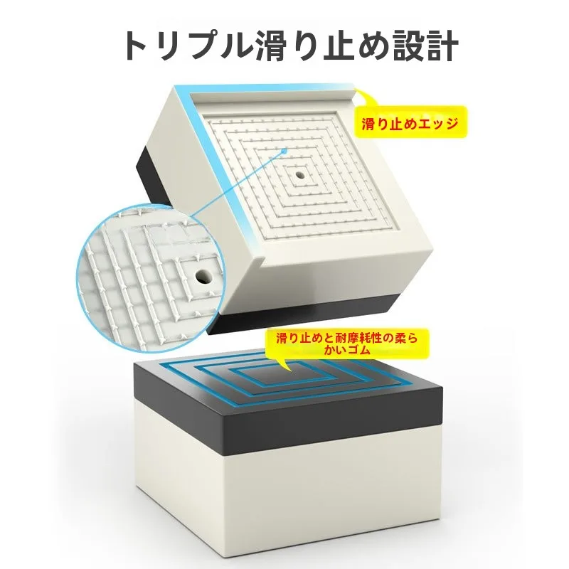 Table Leg Heightening Base Plate Sofa Riser Furniture Tea Table Wardrobe Anti-wear Table Foot Pad Plastic Heightener Block