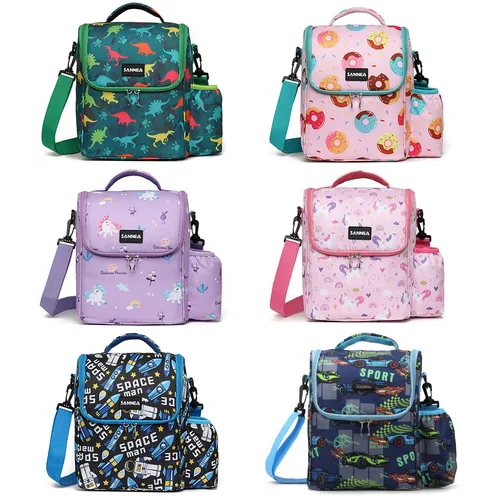 Imagen 1 del producto Bolsa de almuerzo impresa, bolsa térmica, paquete frío, bolsa de picnic