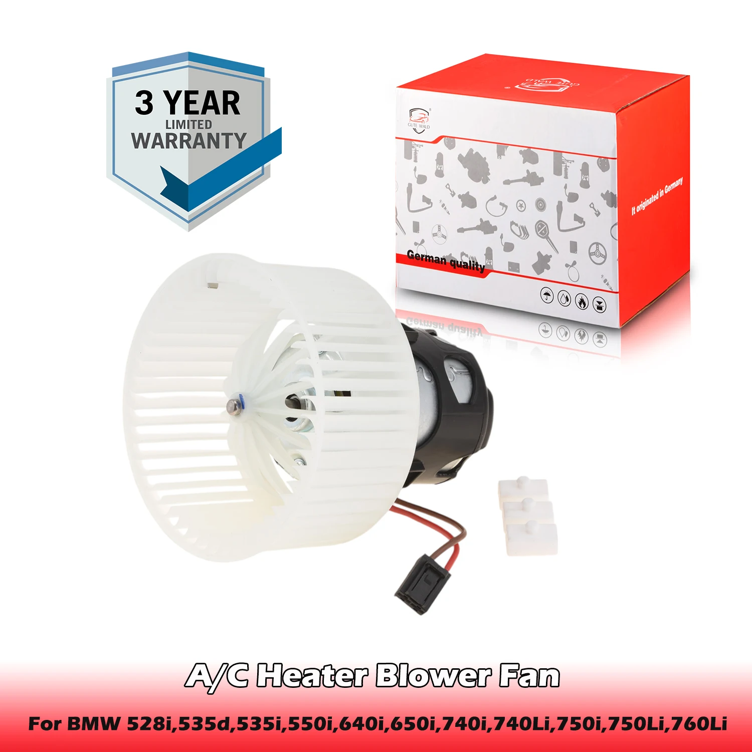 

A/C Heater Blower Fan 64119242607,64119200936 For BMW 528i,535d,535i,550i,640i,650i,740i,740Li,750i,750Li,760Li