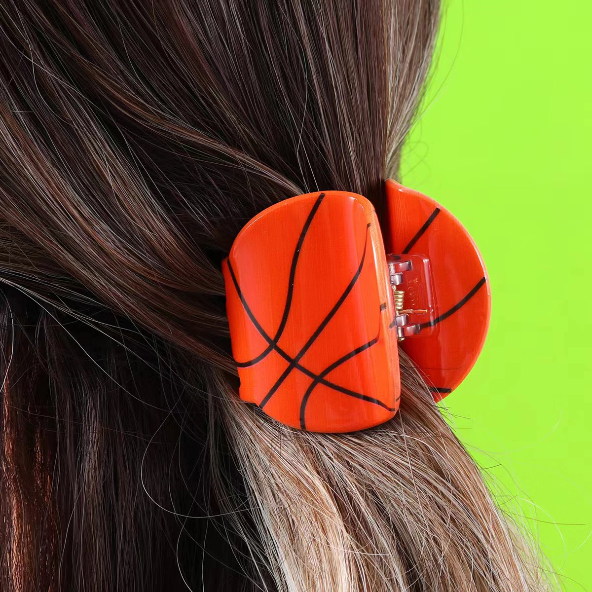 1pcs Funny Football Baseball Basketball Tennis Hair Claw Clip Fashion Sport Festival Hair Clips Accessories For Women Girls