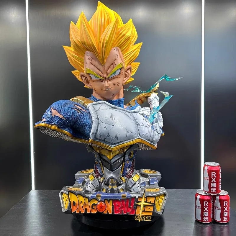 

100CM Large-size Vegeta Anime Dragon Ball Sun Wukong Garage Kit Kakarot Super Saiyan Model GK Resin Statue Gift Toy Collectibles