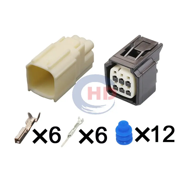 

1-20 sets 6 Pin Wiring Harness Cable Plug Connector 7282-1172 7283-1172-30
