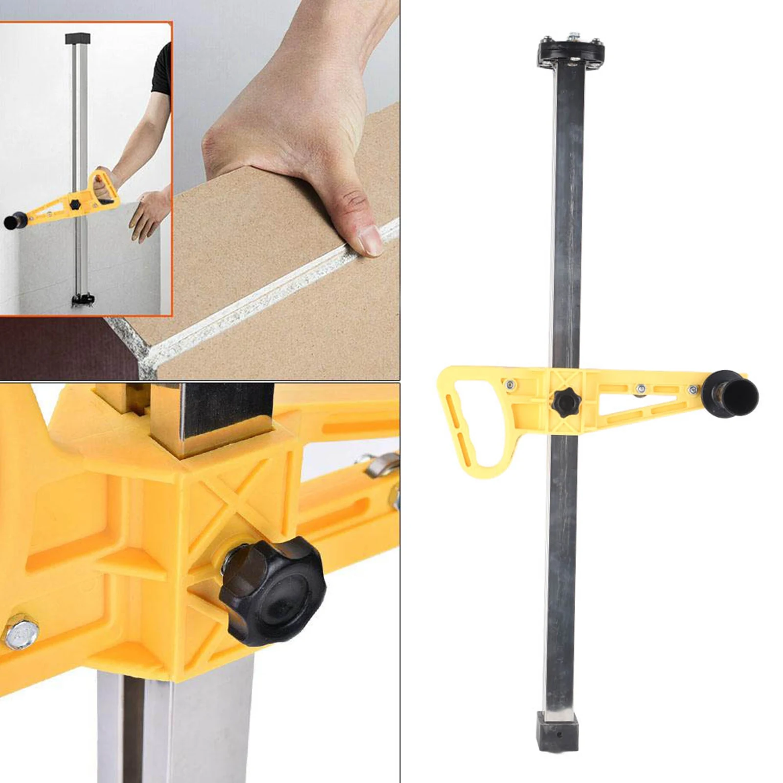 7 Bearing Gypsum Board Cutter Stainless Steel Hand Push  Artifact Tool 20‑600mm 20‑600mm Cutting Range Manual Cutter
