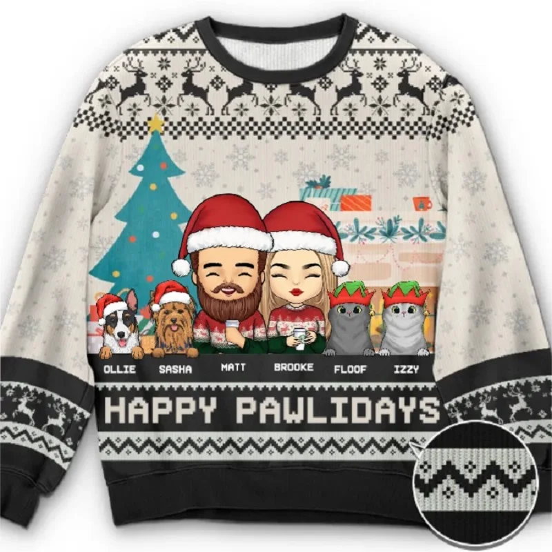 

Men Women Ugly Christmas Sweater Funny Humping Reindeer Climax Tacky Christmas Jumpers Tops Couple Holiday Party Xmas Sweatshirt