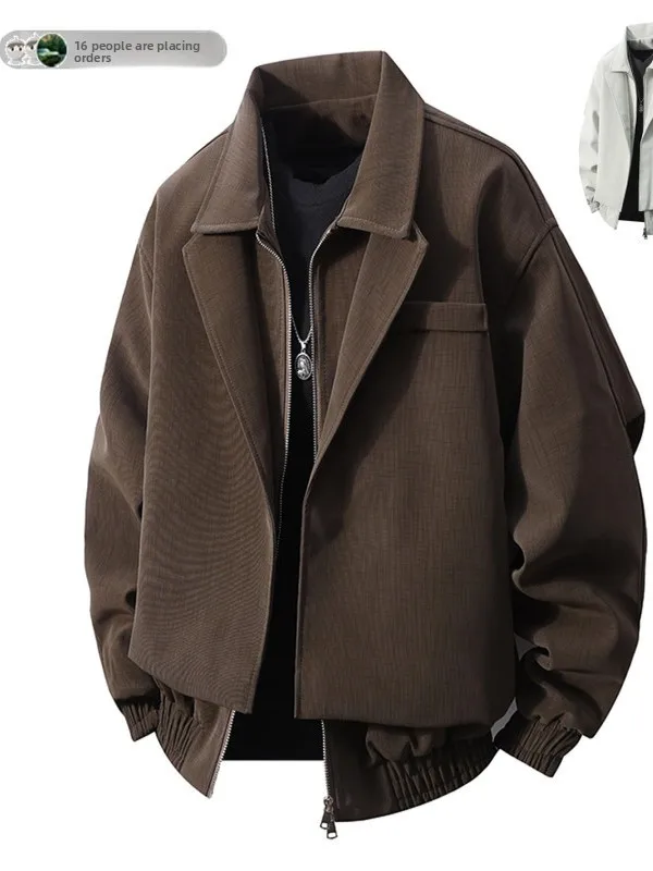 

너 коричневые мужские кожаные накладки Jaet oulder Pads в стиле ретро American Sle бейсбольное пальто ort Pilot Jaet ветрозащитный Long Sve