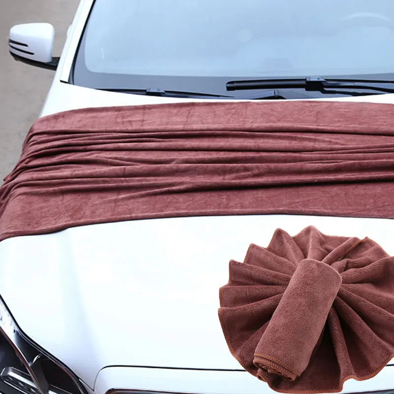 

Многоцелевое чистящее полотенце из микрофибры с высокой водопоглощением, сверхтонкое волокно, большое размерное чистящее полотенце для полировки деталей