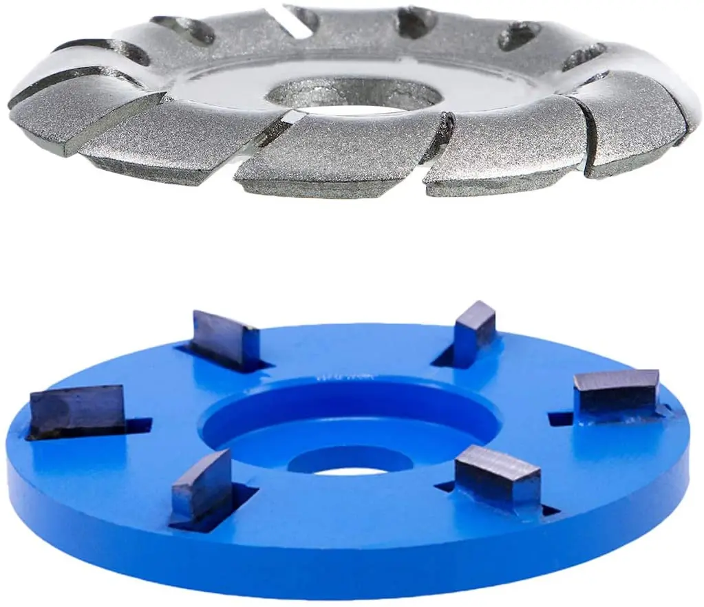 12 Răng Khắc Gỗ Đĩa Cực Chất Định Hình Đĩa Máy Mài Góc Dụng Cụ Làm Rau Cau, 6T Khắc ĐĨA GỖ Dao Phay