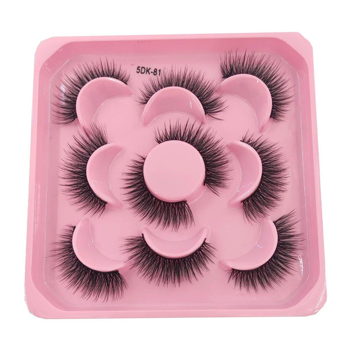 AMSDCN 5 Paar Künstliche Nerzwimpern Langanhaltende Natürliche Dramatische Wimpernverlängerung für Schönheit und Make-up – Detail 20