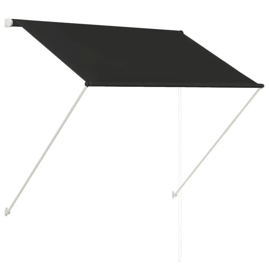 59.1x59.1 Retractable Awning in Anthracite Color – Durable UV Protection & Stylish Outdoor Shade