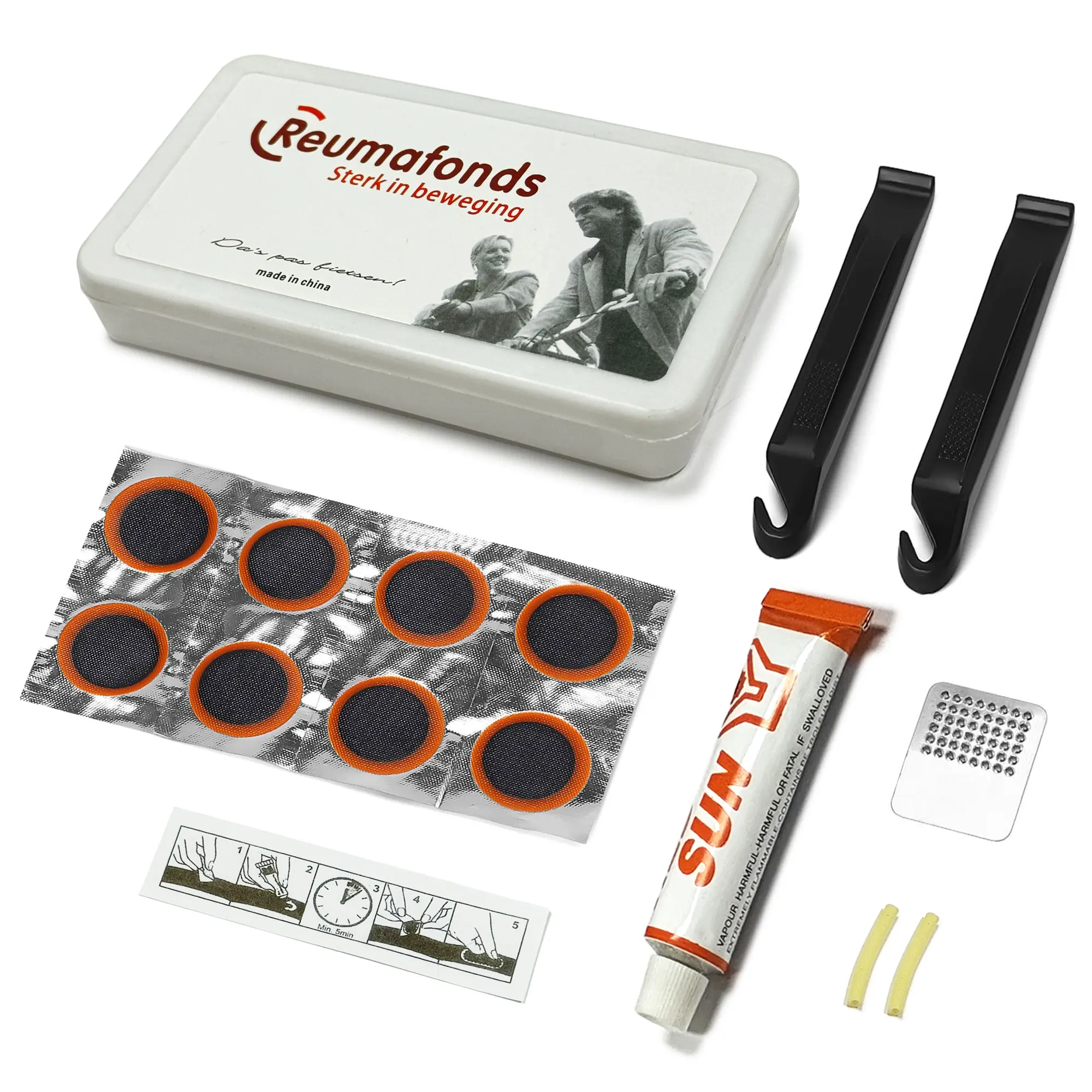 

Комплект для ремонта велосипедных шин, комплекты заплат для проколов камеры велосипеда с вулканизированными заплатками, металлический рашпиль и рычаг для шин, комплект заплат для велосипеда