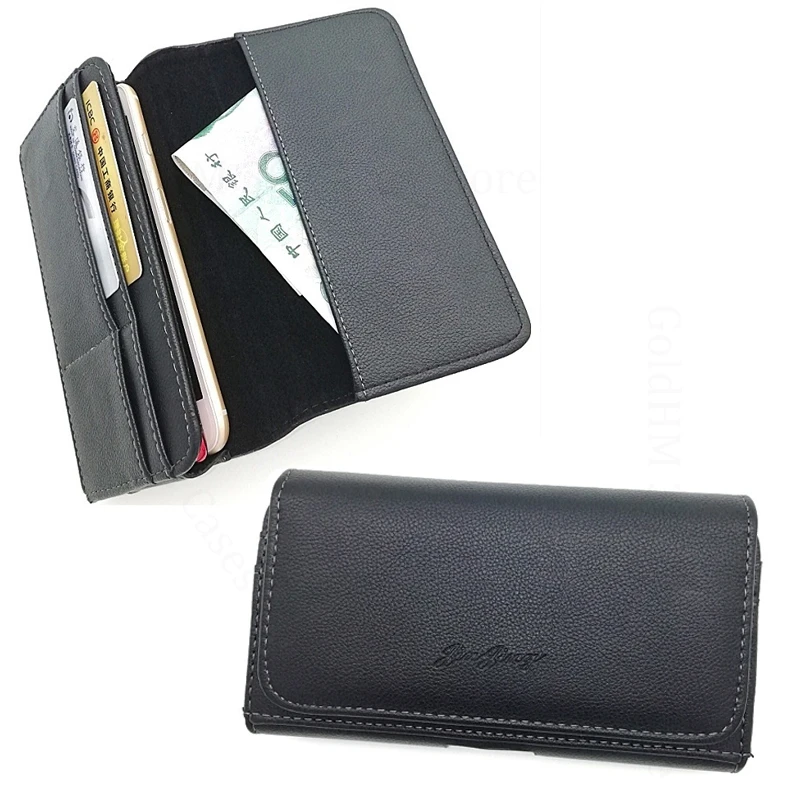 Waist Phone Bag PU Leather Pouch For Samsung S26 Edge S25 Ultra 5G S25FE S24 Plus S23 S22 S21 Magnetic Wallet Cover Pocket Case