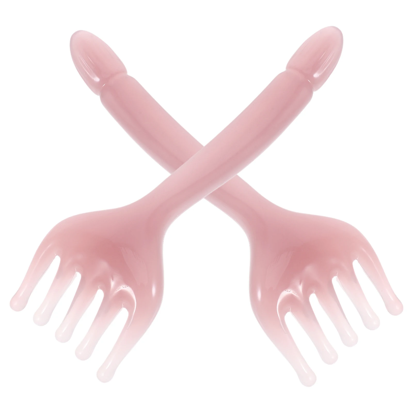 

2Pcs Ergonomic Five Claw Scalp Massager Comb Resin Handheld Relaxation Tool for Hair Scalp Neck Jaw Muscle Fatigue Relief