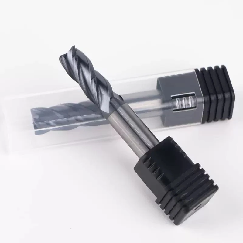 4 Flutes CNC Corner Radius End Mill HRC70 Tungsten Steel Carbide Cutter R0 5 R1 R2 for Aluminum