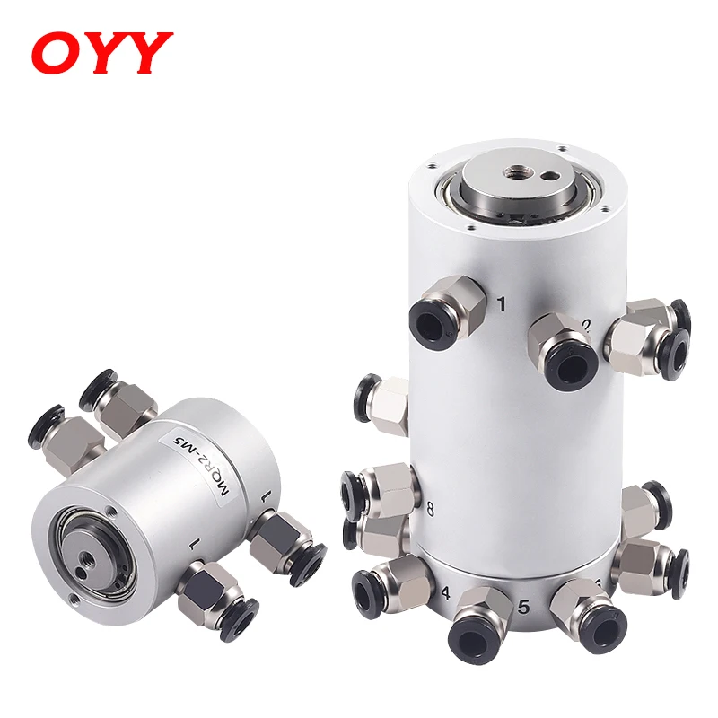 Pneumatic Components High Speed Rotary Fitting MQR2-M5 MQR4-M5 MQR 8-M5 MQR12-M5 MQR16-M5 360 Degree Slip Ring Multi-way Joint