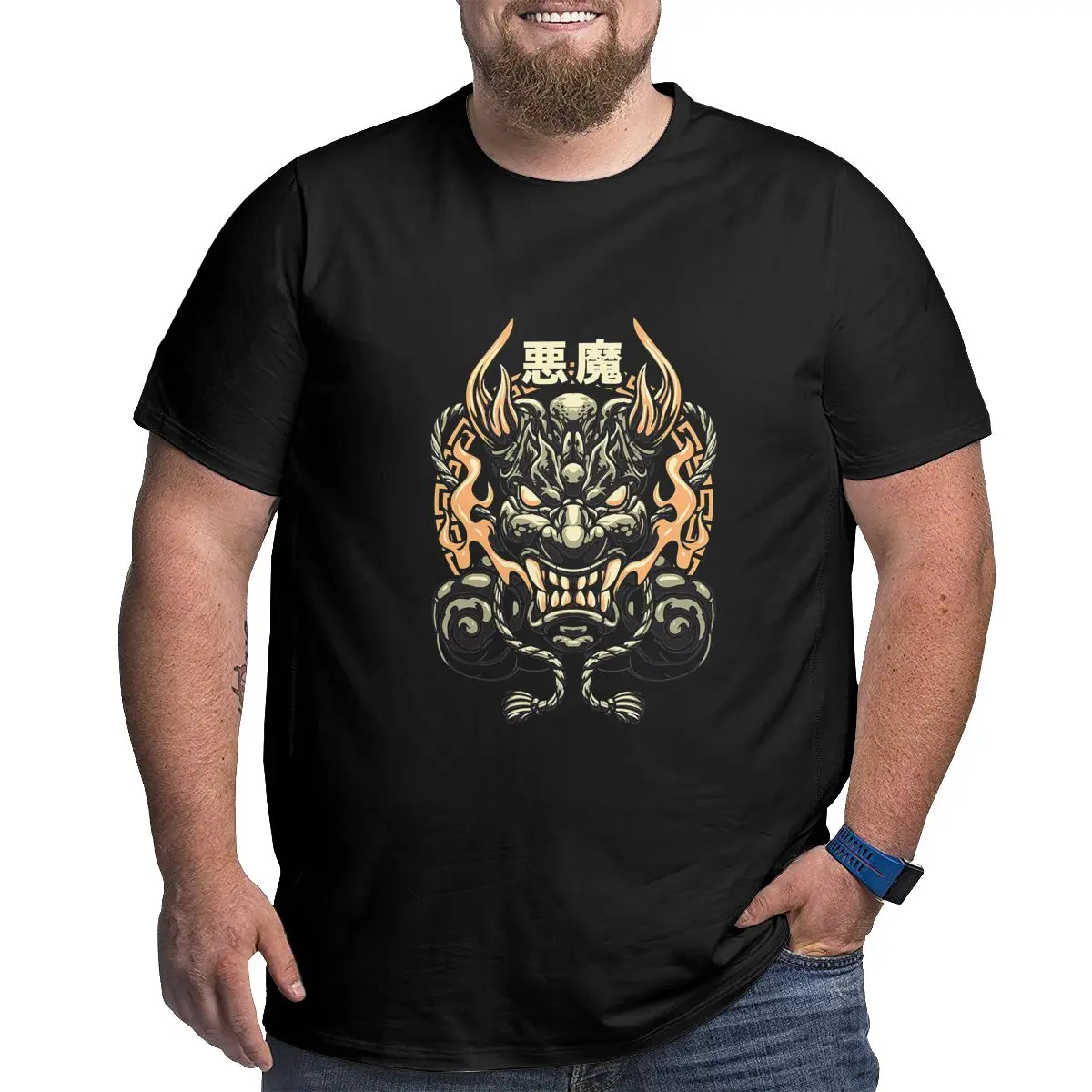 

Designed Graphic T-shirts for Men Plus Size Cotton Tops Tees Oversize Clothing for Big and Tall Men Novelty T-shirt 6xlt 5xlt