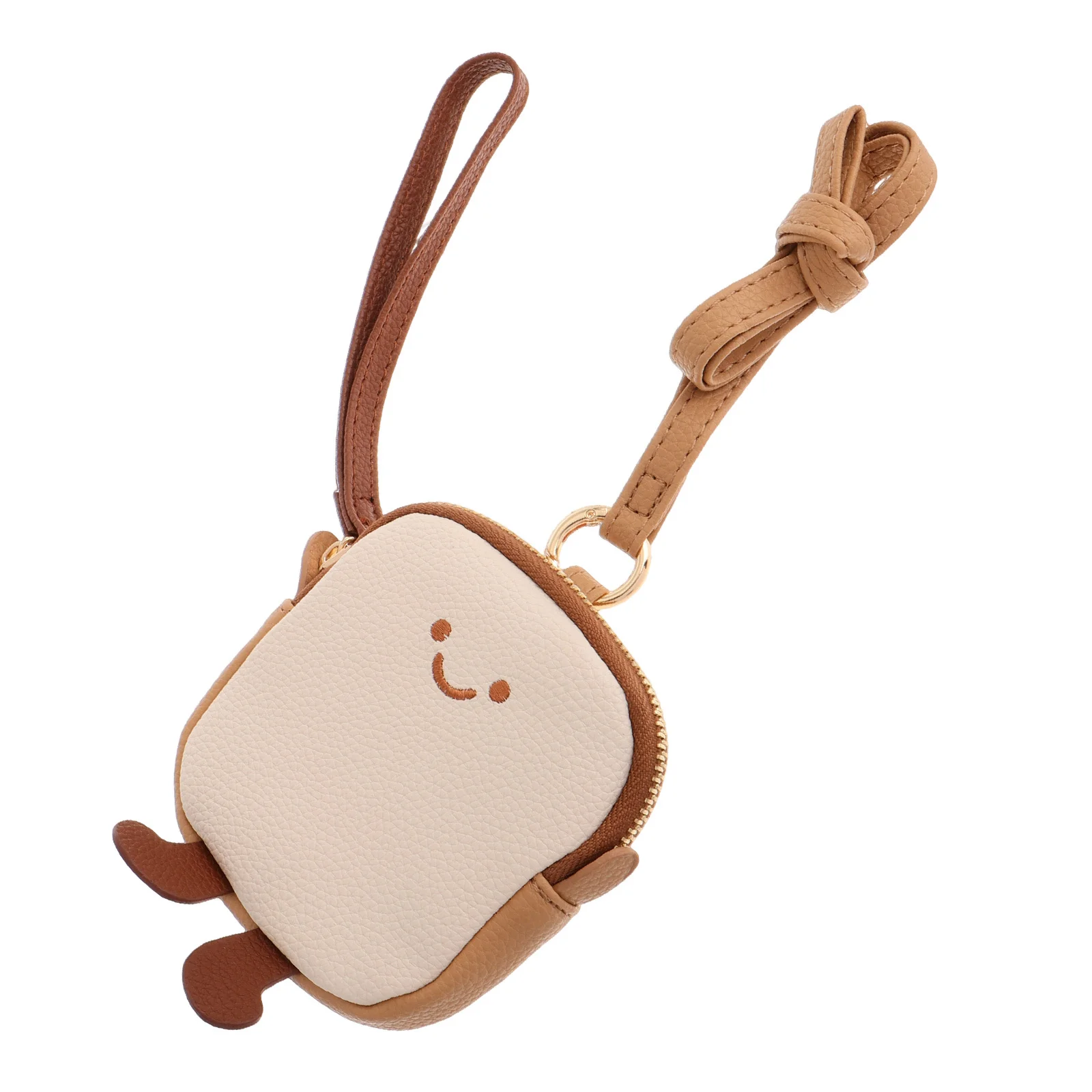 Toast Coin Purse Mini Small Bread Wallet Cute Zippered Card Bag Soft Touch Wallet for Daily Use Bread Toast Coin Purse