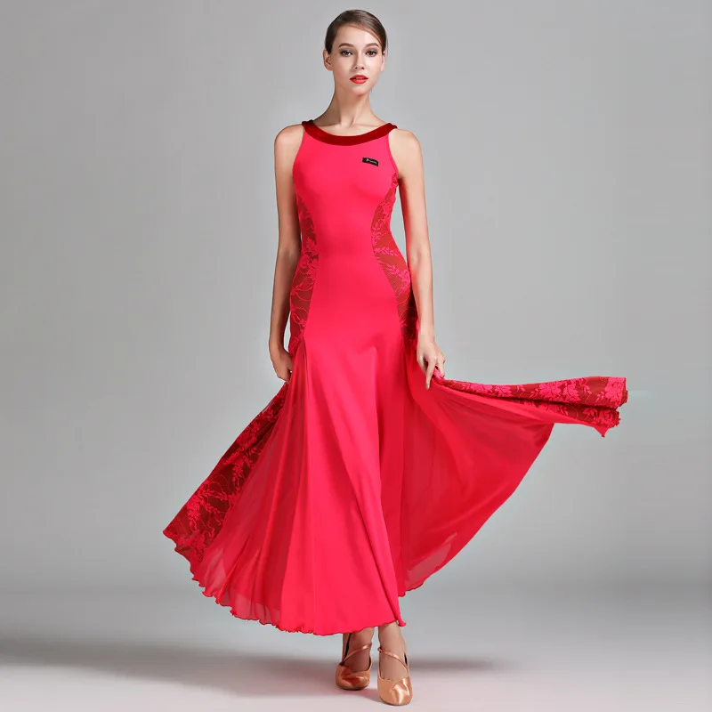 Maßgeschneiderter neuer moderner Tanzrock S9022 National Standard Tanzkleid Übungskleidung Performance-Kostüme