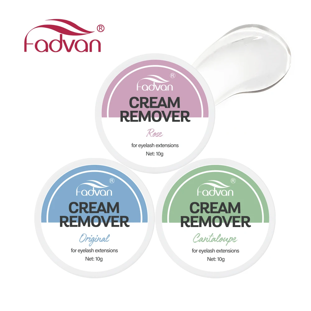 FADVAN Cream Remover Quick Removing 1-2 Minutes For Professional Eyelash Extension Safe Non-Irritating Glue Remover 10g