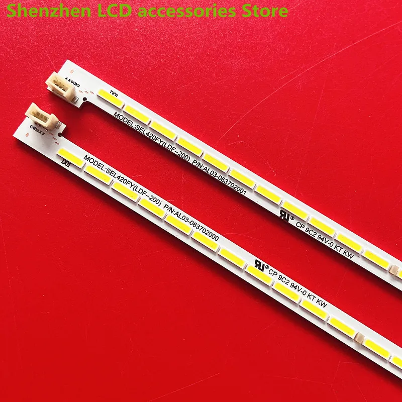 FOR 42E760A SEL420FY(LDF-200)-X2-A  SEL420FY(LDF-200)-X2-B LC420EUJ-SFK2   LCD TV backlight bar  left + right　473MM  60LED  