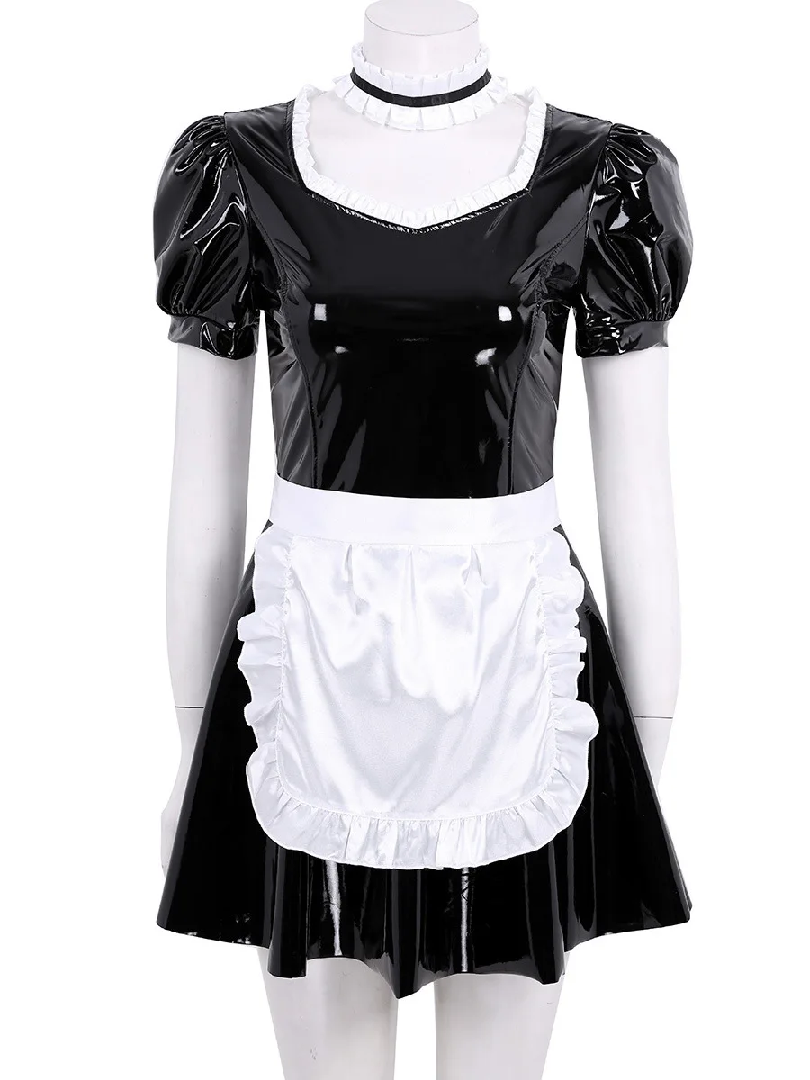 

Halloween Maid Bar Performance Clothes Women's Costume Domestic Servant Outfit Stage Performance Traditional Chinese Ethnic Wear