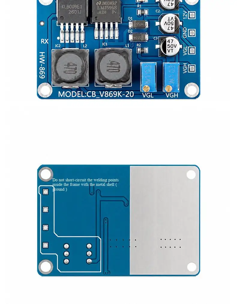 VGH VGL DC-Modul Reparatur LCD-Panel-Schäden, Y-Farbe abnormal, horizontale Linie, LCD-Bildschirm technische Modifikation, DC-Kleinplatine – Detail 6