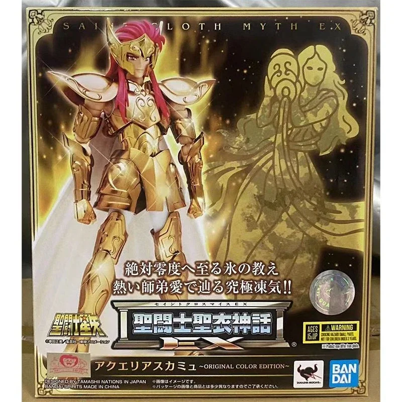 In Stock BANDAI Saint Cloth Myth Aquarius Camus Original Color Version Anime Action Collection Figure Model Toy