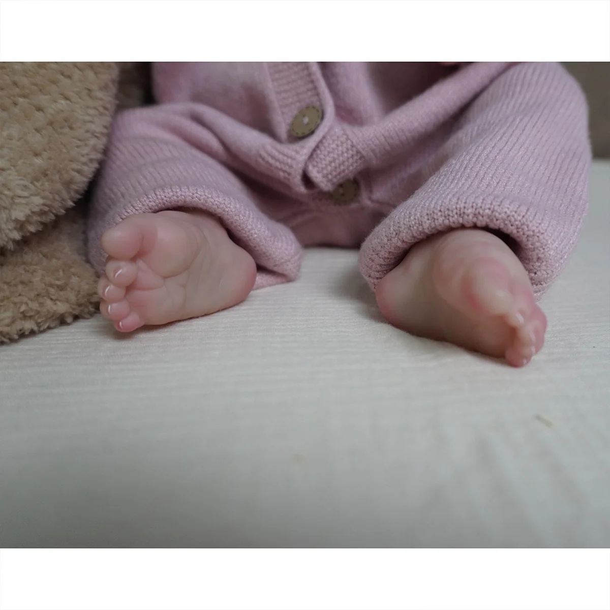 JOYORA Rambut rooting buatan tangan realistis anak-anak terlahir kembali silikon vinil lembut berkualitas tinggi buatan tangan dapat dikumpulkan sebagai boneka seni