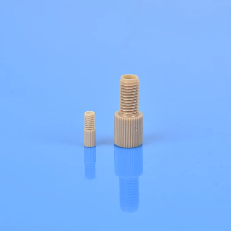 Good Price Ultra Mini PEEK Tubing Medical Quick Coupling Plastic Ferrule Flangeless Fittings for Pharmaceutical Automation