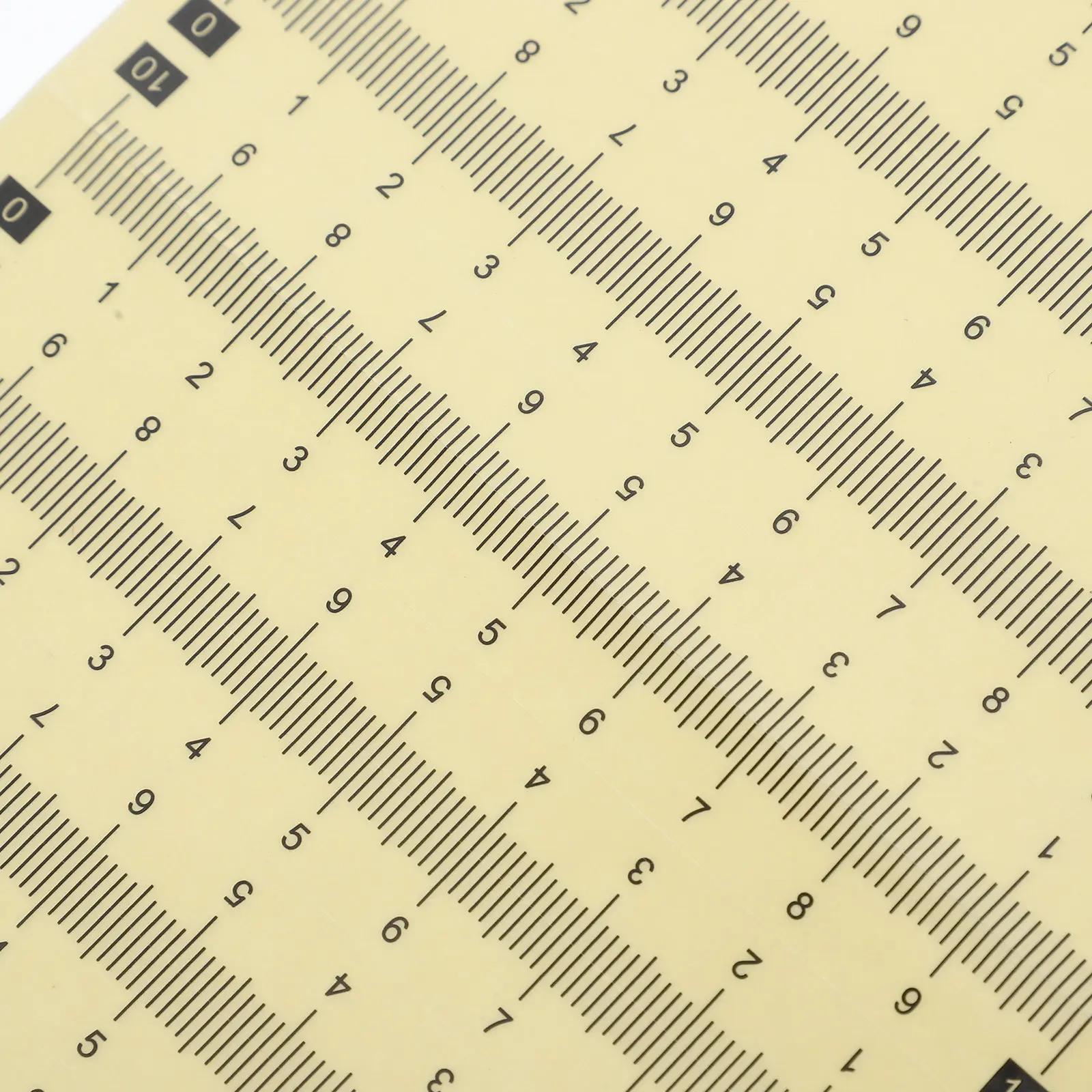 20Sheet Transparent Adhesive Measuring Tape Sticker High Adhesion Clear Scale Ruler for Boat Fish DIY Stair Table Saw Projects