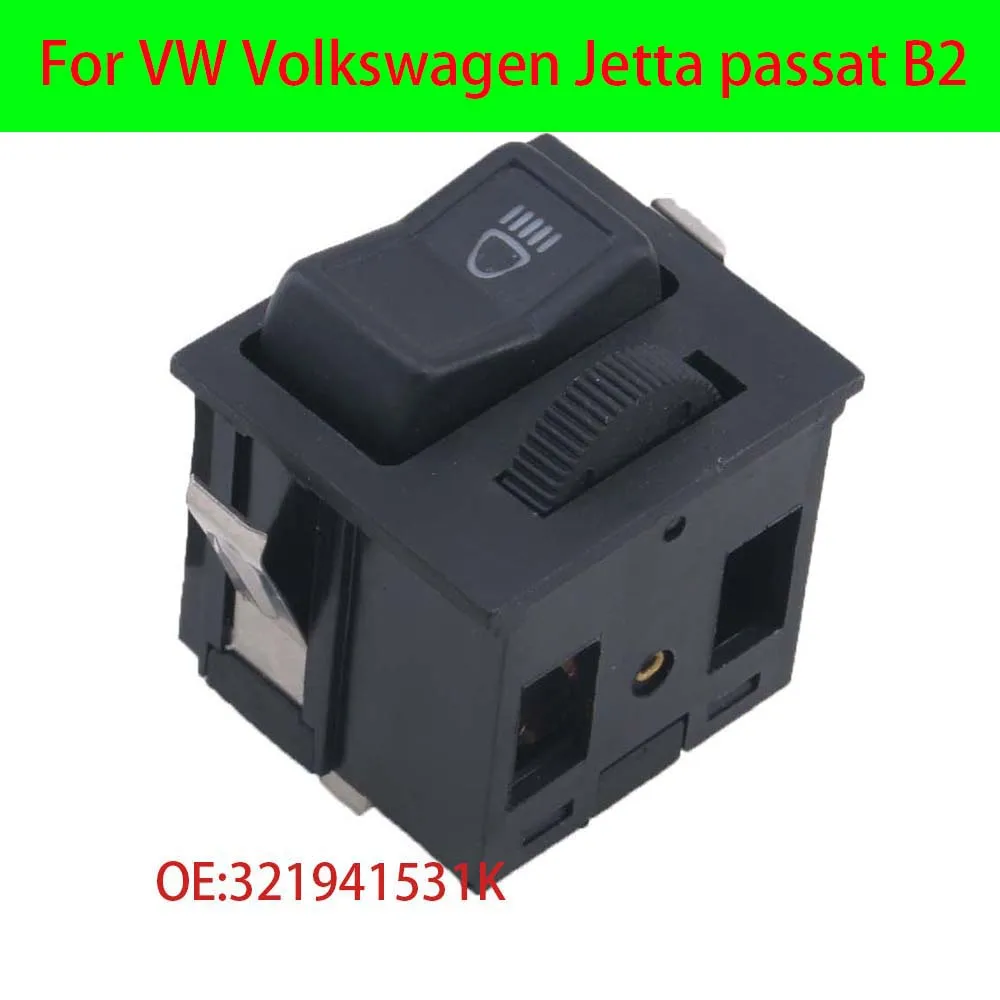 Headlight Lamp Switch 321941531K For VW Volkswagen Jetta passat B2